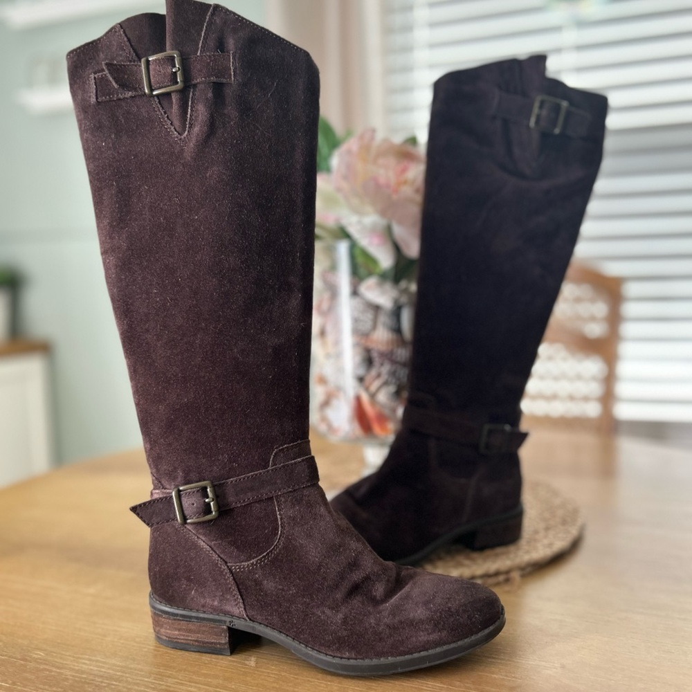 Sam Edelman Suede Riding Boots